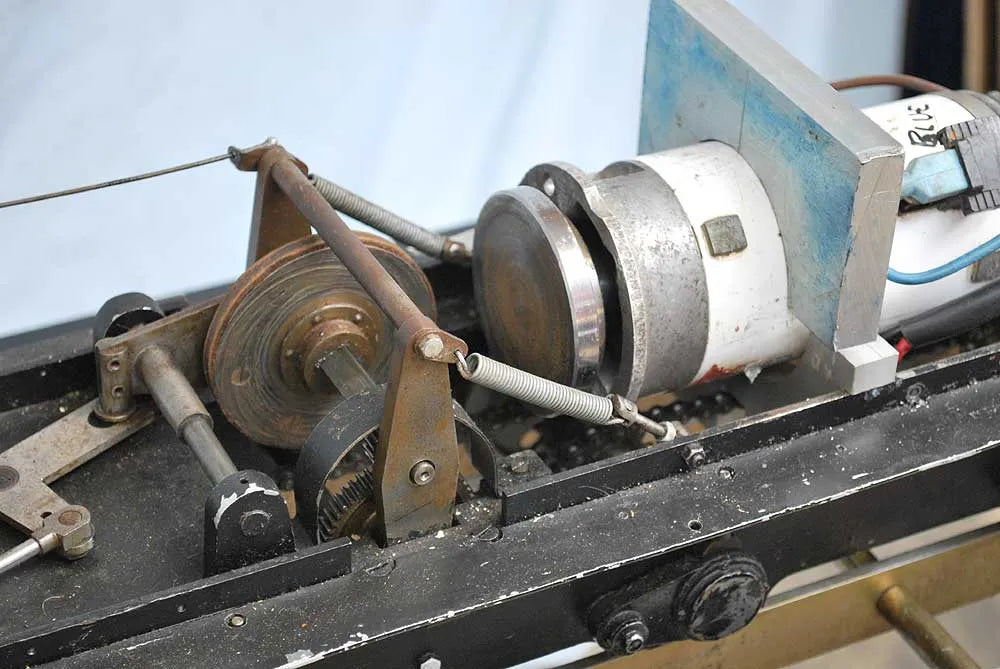 3 1/2 inch gauge battery-electric friction drive locomotive