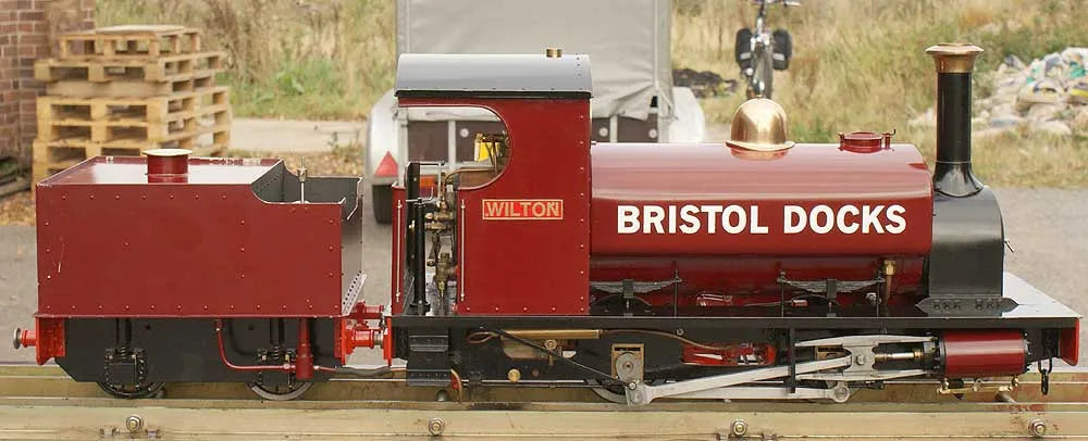 3 1/2 inch gauge Hunslet "Bristol Dock"