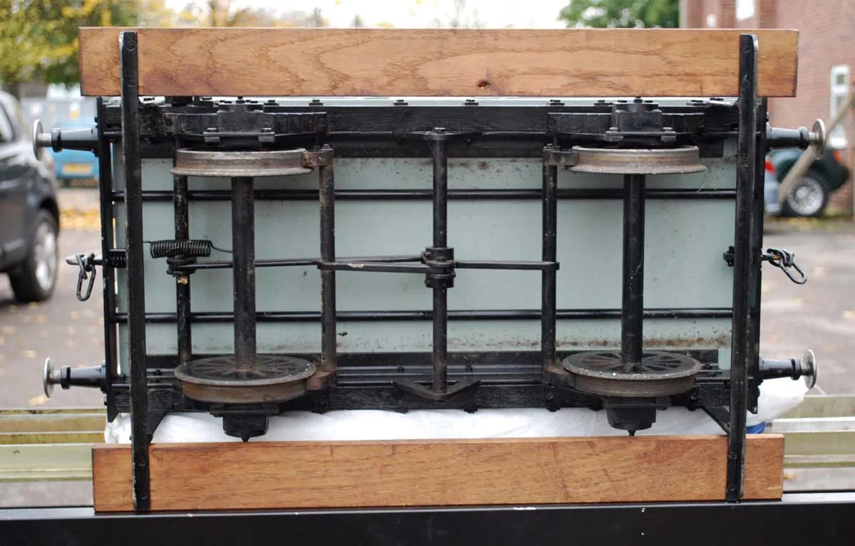 7 1/4 inch gauge five plank driving truck