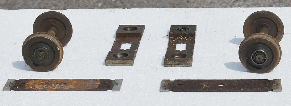 5 inch gauge dismantled bogie