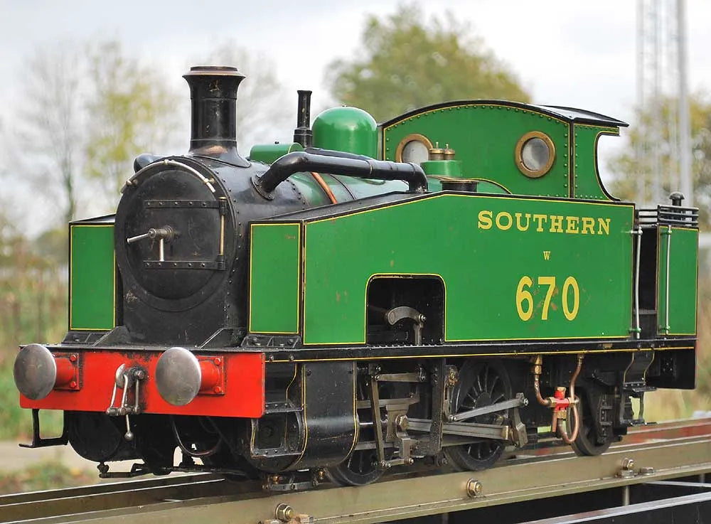 5 inch gauge Southern 0-4-2 condensing tank
