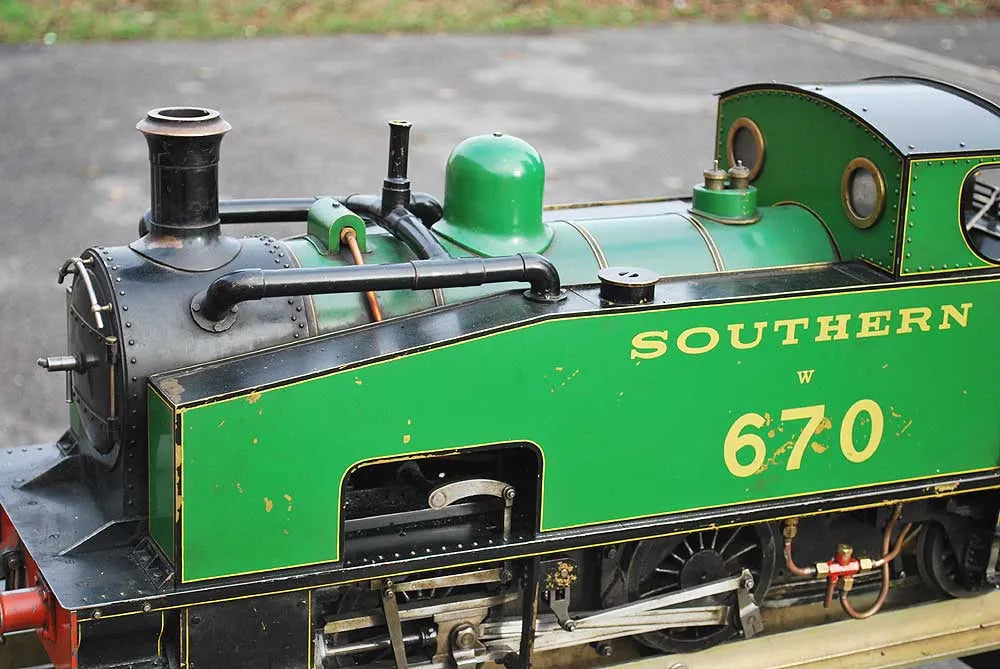 5 inch gauge Southern 0-4-2 condensing tank