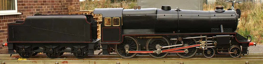 3 1/2 inch gauge Black 5