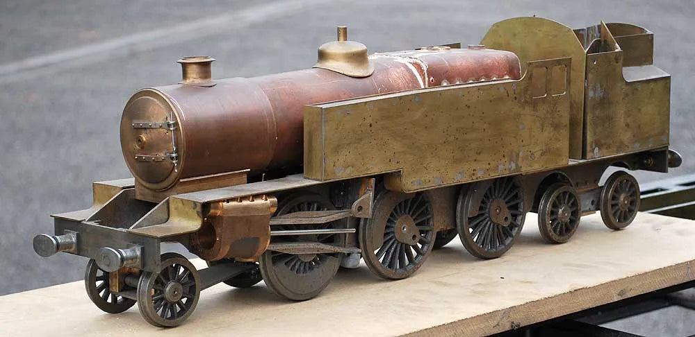 Part-built 2 1/2 inch gauge 3 cylinder LMS tank