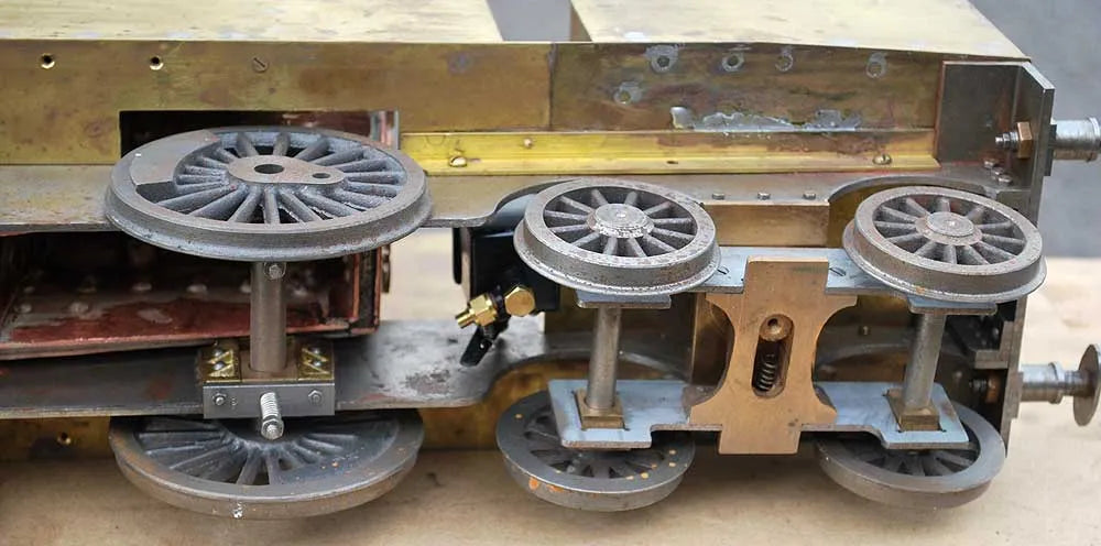 Part-built 2 1/2 inch gauge 3 cylinder LMS tank