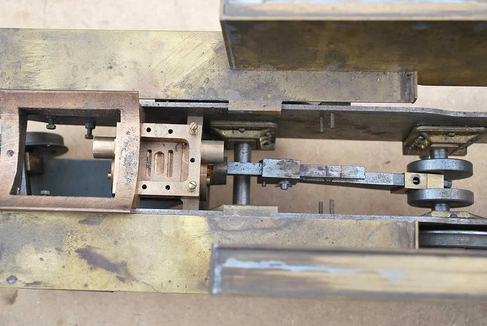 Part-built 2 1/2 inch gauge 3 cylinder LMS tank