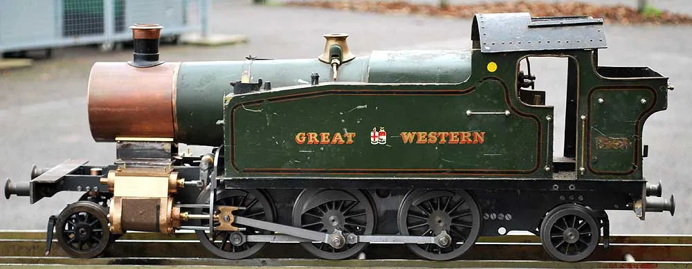 3 1/2 inch gauge "Firefly" GWR Prairie for restoration