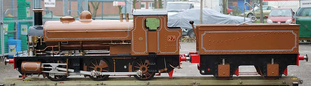 7 1/4 inch gauge "Holmside" with tender