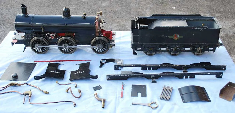 2 1/2 inch gauge Drummond 0-6-0 tender locomotive