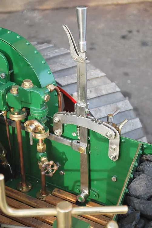4 inch scale Garrett traction engine c/w trailers