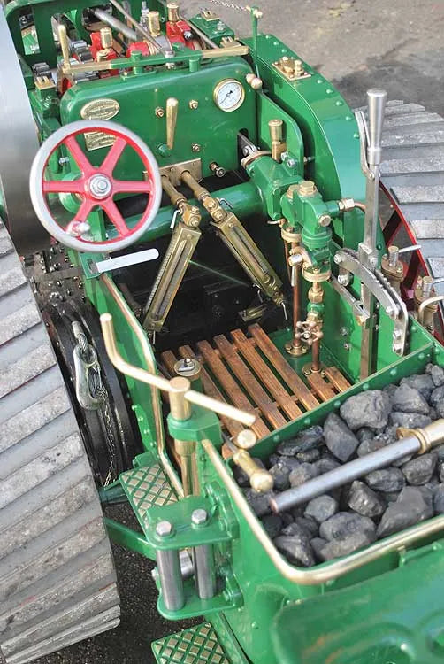4 inch scale Garrett traction engine c/w trailers