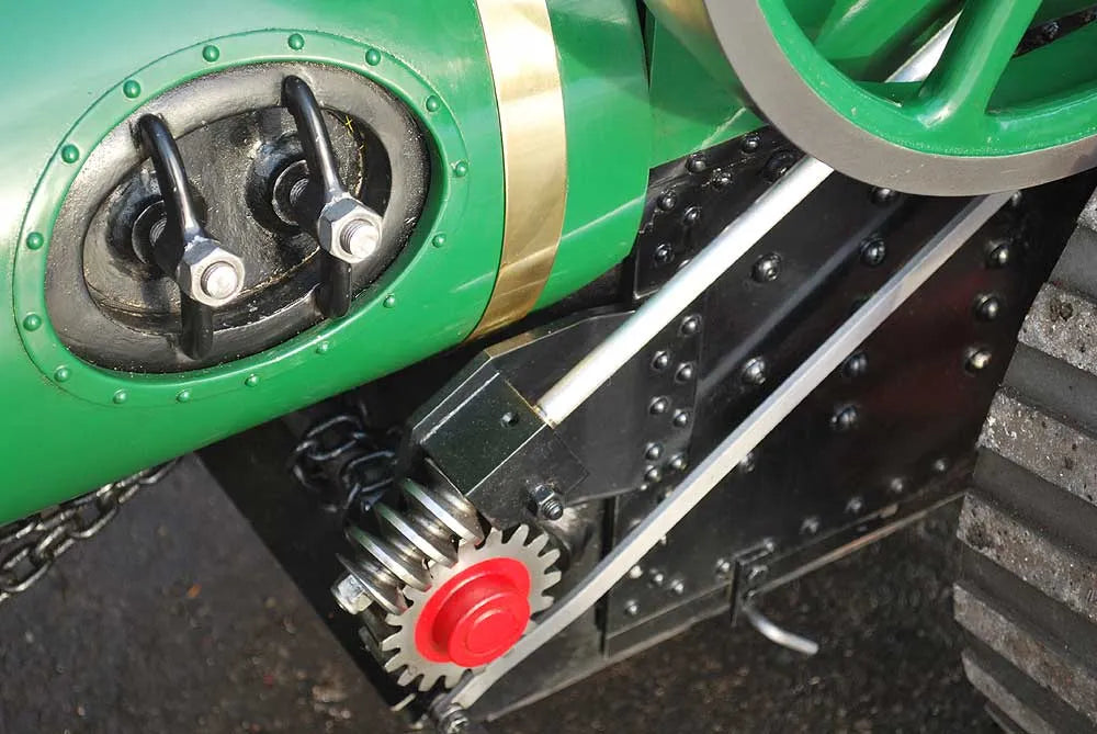 4 inch scale Garrett traction engine c/w trailers