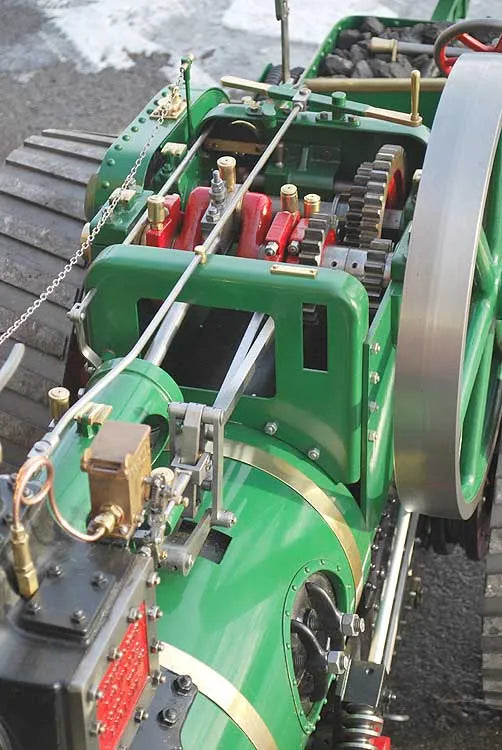 4 inch scale Garrett traction engine c/w trailers