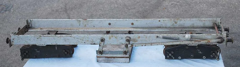 5 inch gauge braked bogies driving truck
