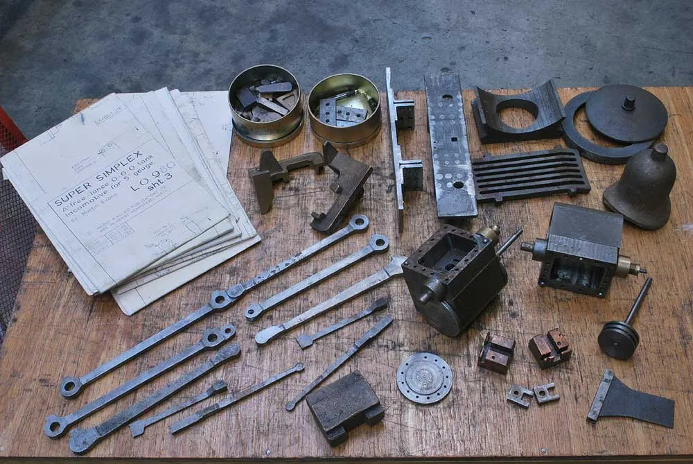 5 inch gauge part-built Super Simplex with Ellis boiler
