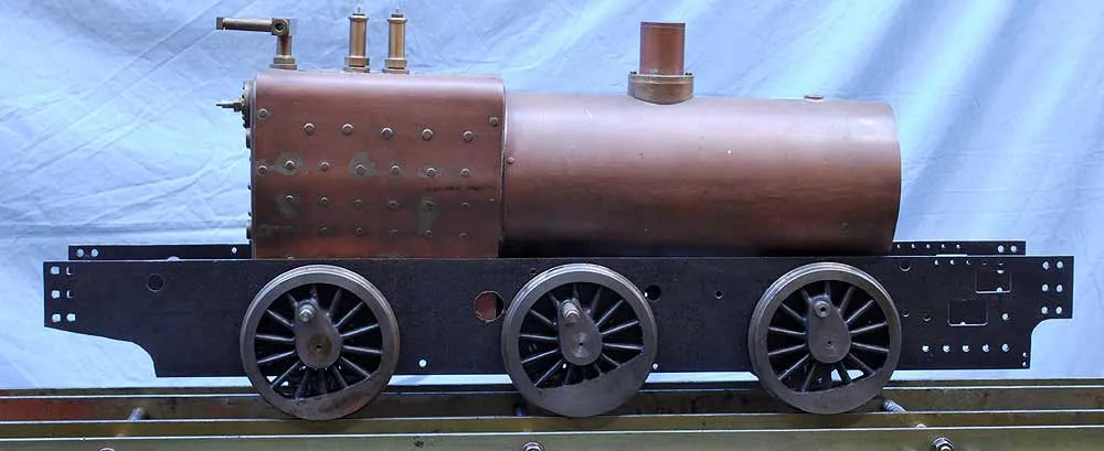 5 inch gauge part-built Super Simplex with Ellis boiler