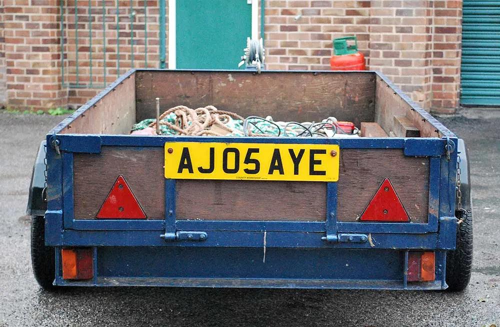 Four wheel trailer