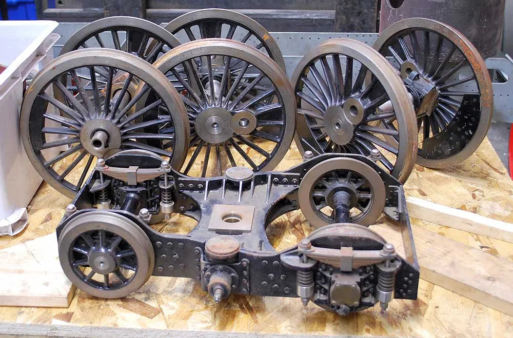 7 1/4 inch gauge King castings, frames