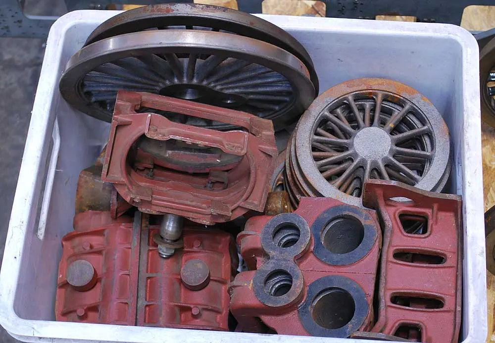 7 1/4 inch gauge King castings, frames