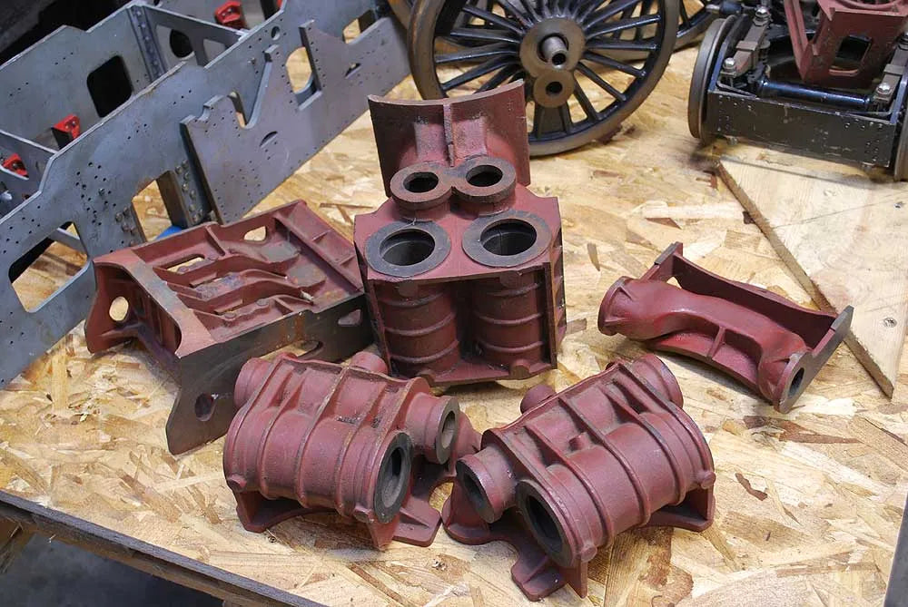 7 1/4 inch gauge King castings, frames