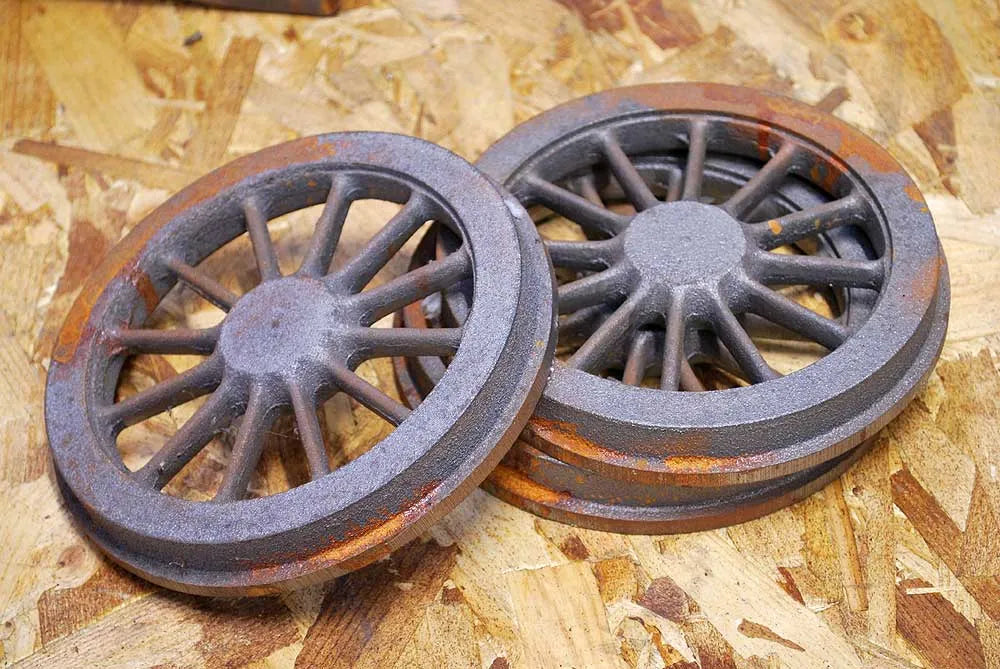 7 1/4 inch gauge King castings, frames