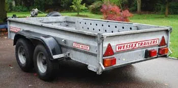 Wessex 4 wheel 1500Kg trailer with winch
