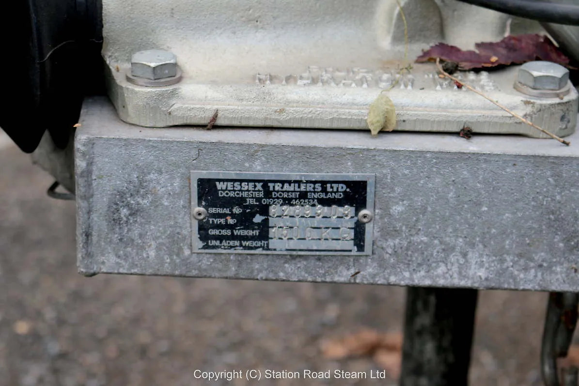 Wessex 4 wheel 1500Kg trailer with winch