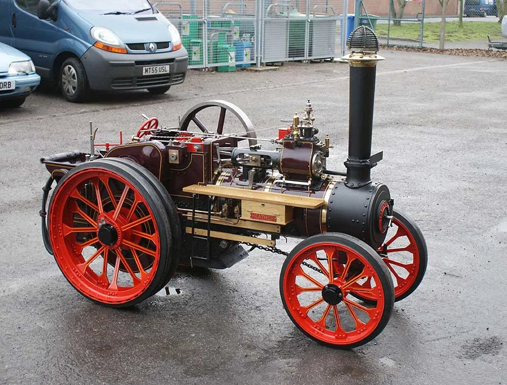 4 inch Garrett traction engine