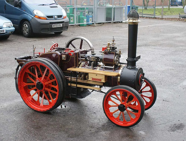 4 inch Garrett traction engine - Station Road Steam