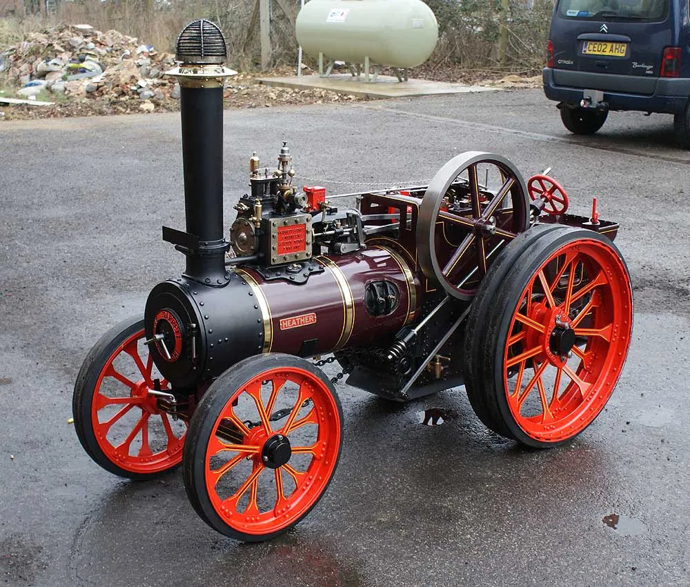 4 inch Garrett traction engine