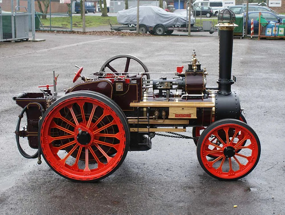 4 inch Garrett traction engine