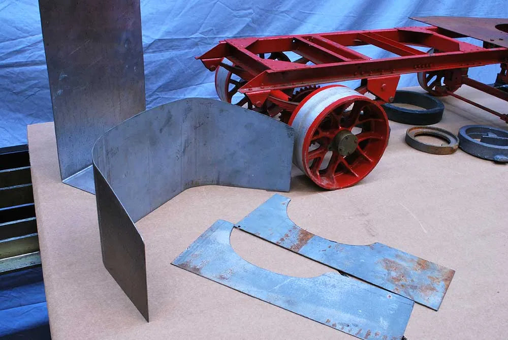Part-built 2 inch scale Clayton wagon