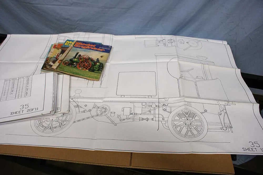 Part-built 2 inch scale Clayton wagon c/w boiler
