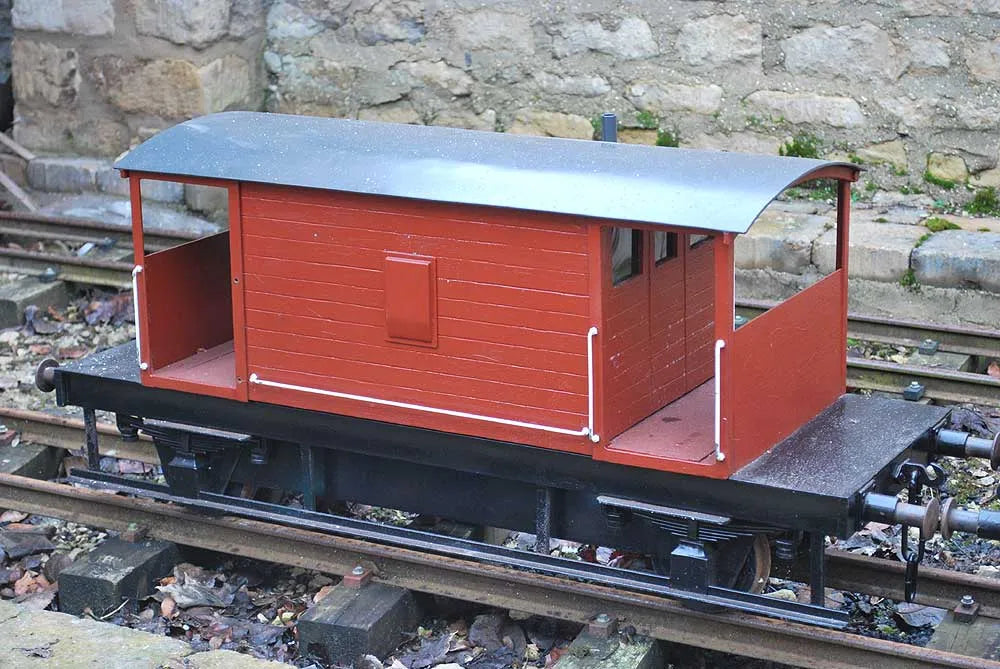 7 1/4 inch gauge brake van