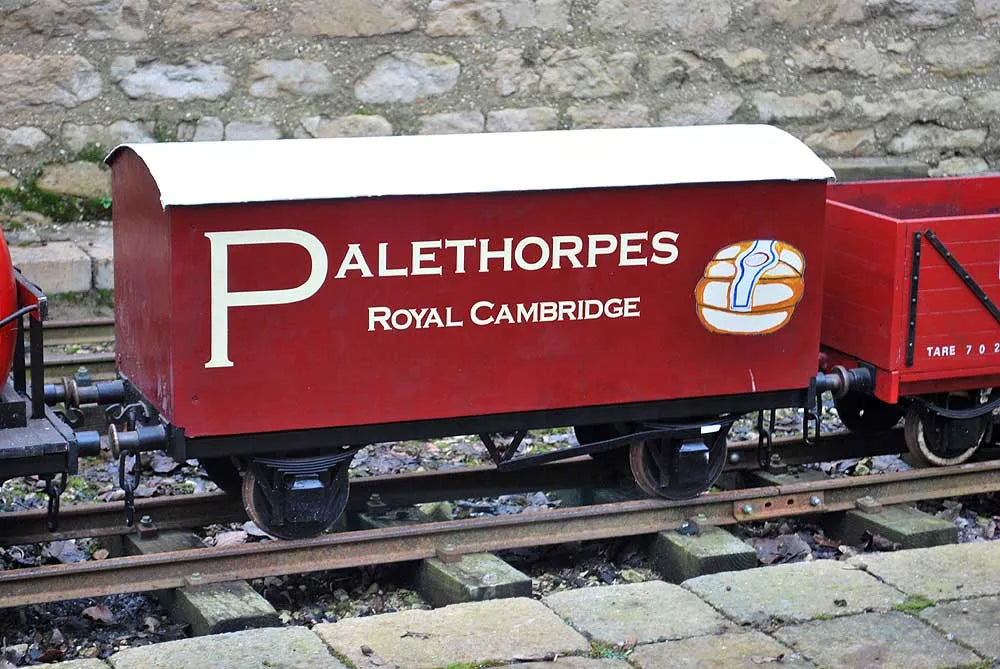 7 1/4 inch gauge wagon "Palethorpe Sausages"