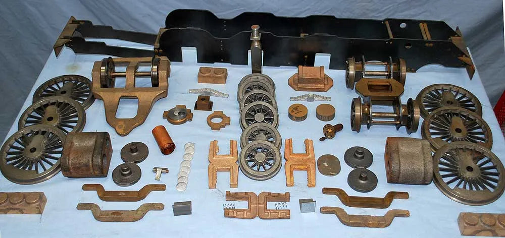 3 1/2 inch gauge Britannia castings