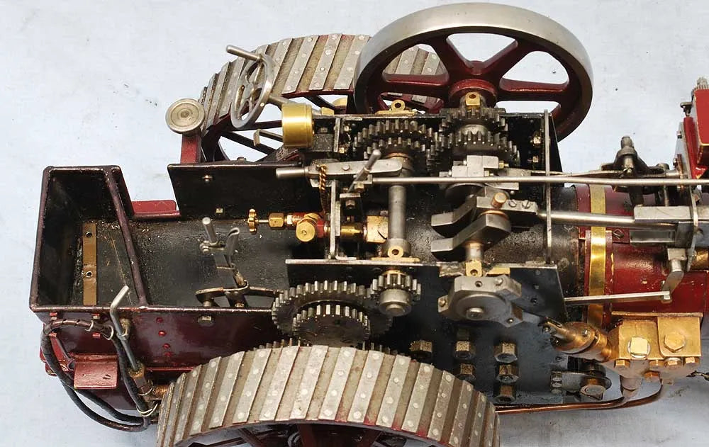 1 inch scale "Minnie" Traction engine with implements