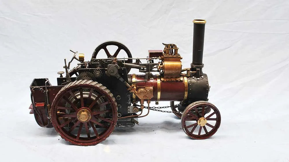1 inch scale "Minnie" Traction engine with implements