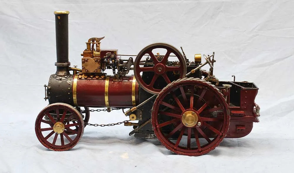 1 inch scale "Minnie" Traction engine with implements