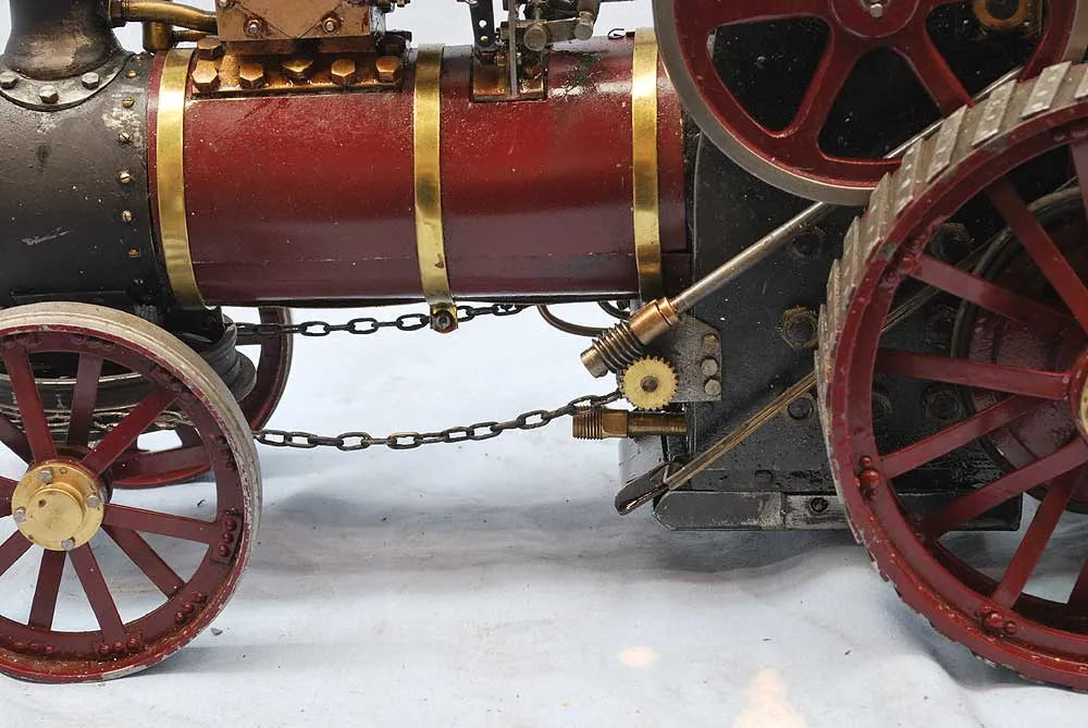 1 inch scale "Minnie" Traction engine with implements