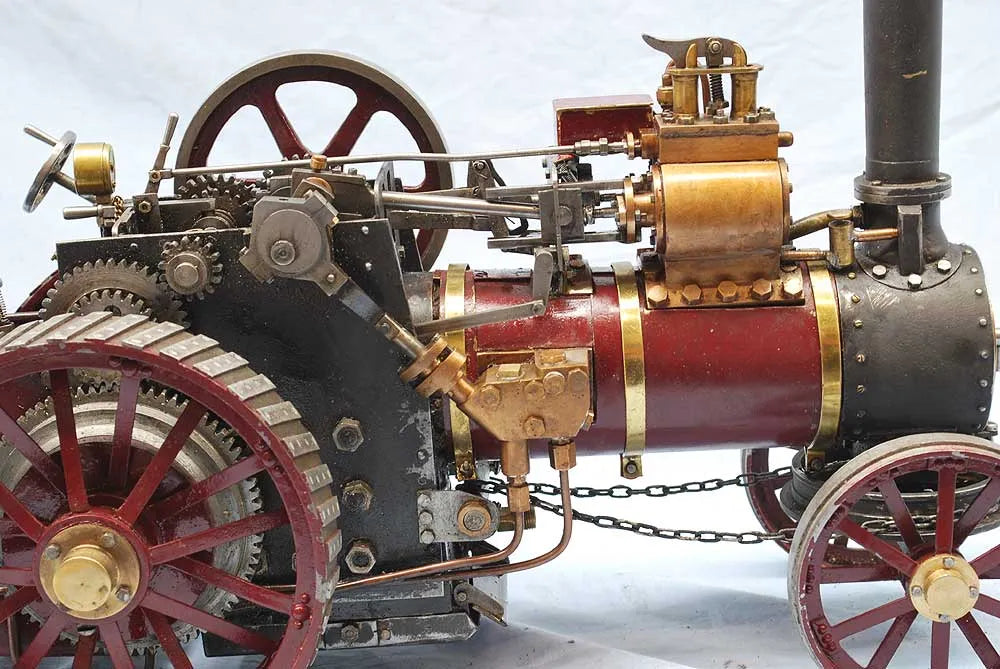 1 inch scale "Minnie" Traction engine with implements