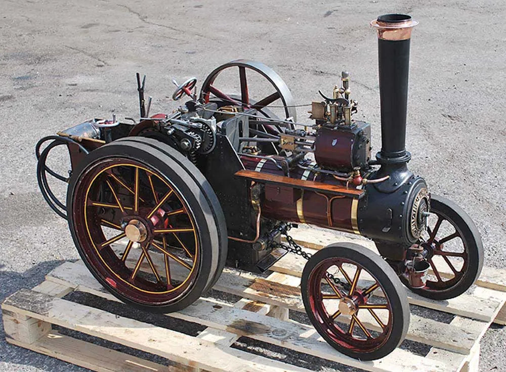 3 inch scale Burrell with driving truck