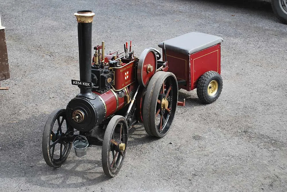 Ruston Proctor tractor with driving truck