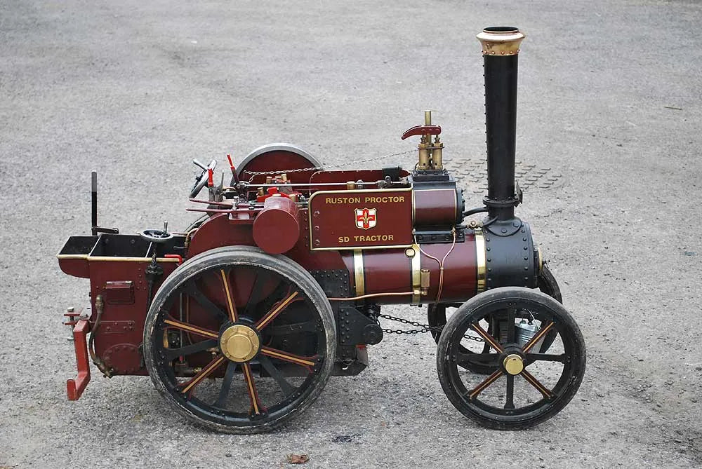 Ruston Proctor tractor with driving truck