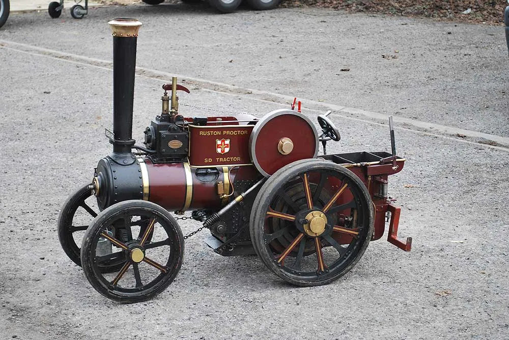 Ruston Proctor tractor with driving truck