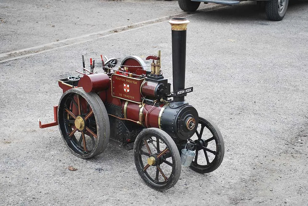 Ruston Proctor tractor with driving truck