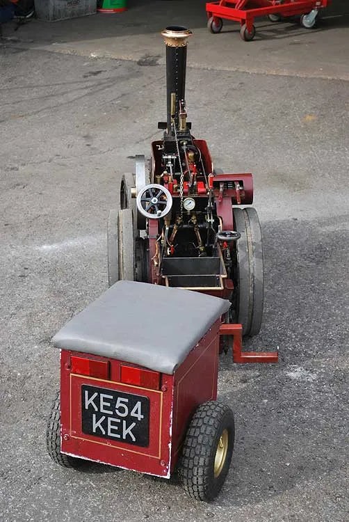 Ruston Proctor tractor with driving truck