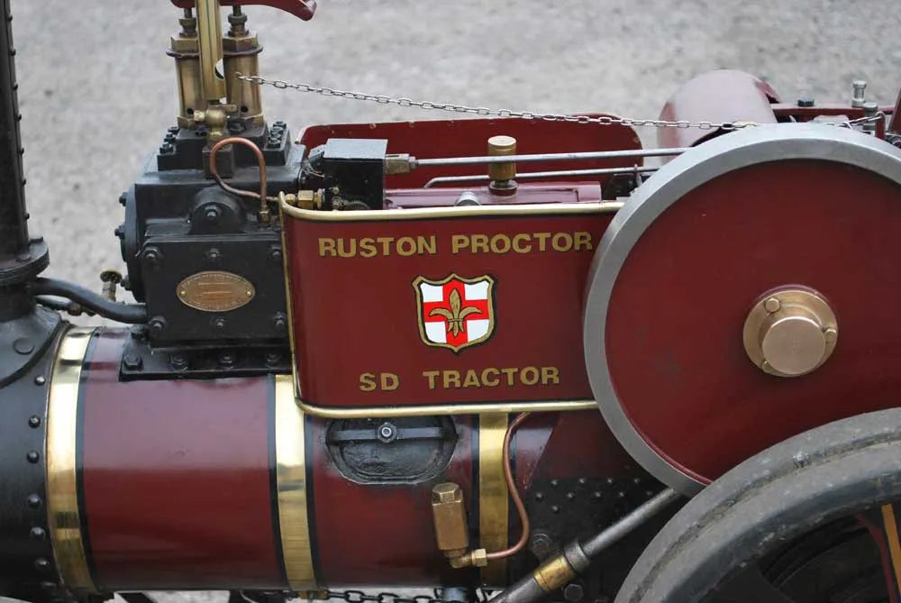 Ruston Proctor tractor with driving truck