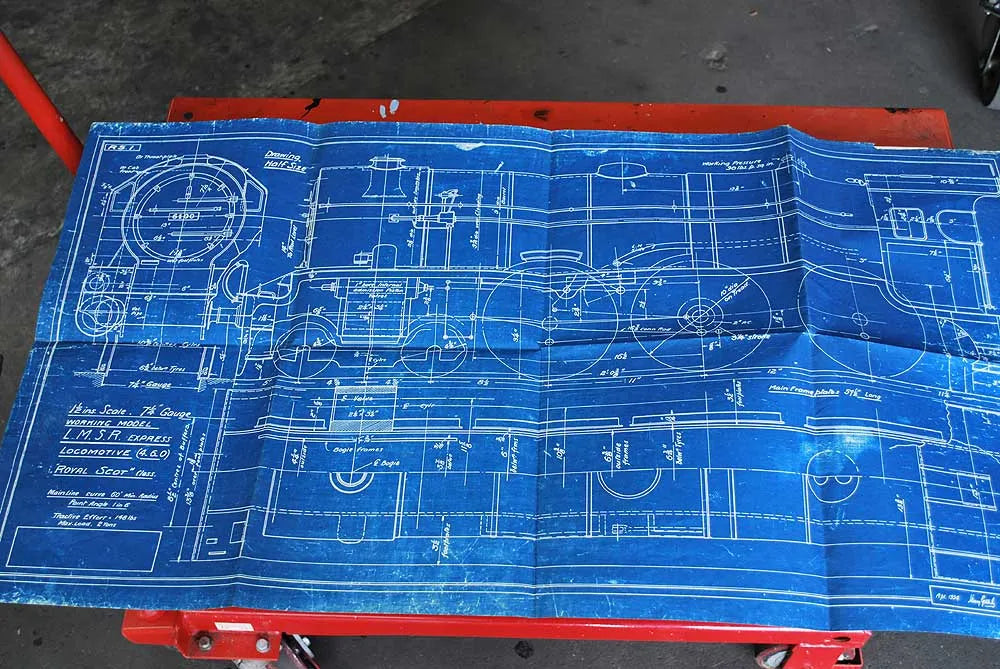 7 1/4 inch gauge part-built "Royal Scot"