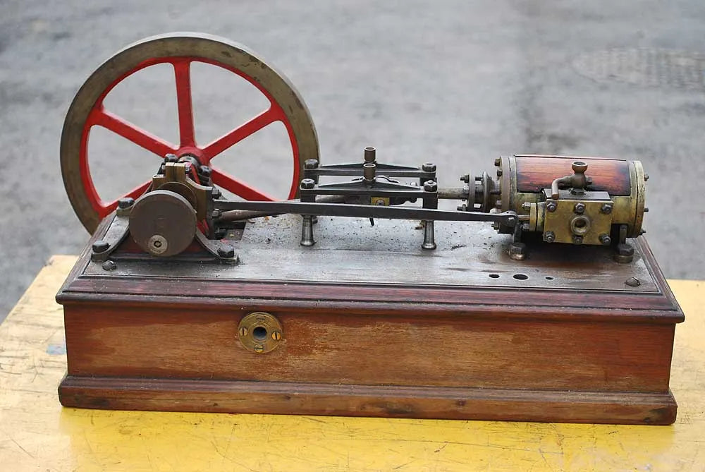 Old horizontal mill engine